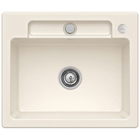 Villeroy & Boch Siluet 60 S Flat Einbauspüle, Ablaufgarnitur mit Excenterbetätigung