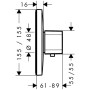 hansgrohe Ecostat E Highflow Thermostat