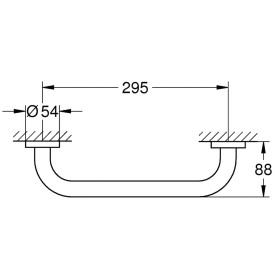 GROHE Essentials Wannengriff 29,5 cm