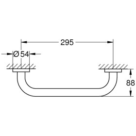 GROHE Essentials Wannengriff 29,5 cm