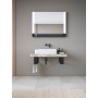 Duravit Qatego Steinkonsolen-Set mit Waschtisch, Konsole und Konsolenträger 100 x 45 cm
