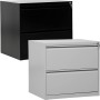 Wolfstahl Hängeregistraturschrank doppelbahnig 2 Schubladen 70 x 62 x 70 cm