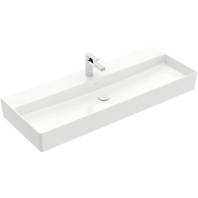 Villeroy & Boch Memento 2.0 Lavabo 120 cm con 1 foro per rubinetto, senza troppo pieno
