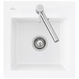 Évier encastrable Villeroy & Boch Subway 45 XS FLAT avec bonde à commande manuelle