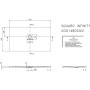 Villeroy & Boch Squaro Infinity Duschwanne 140 x 80 cm