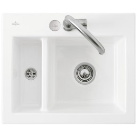 Évier encastrable Villeroy & Boch Subway 60 XM FLAT, bonde avec commande excentrée