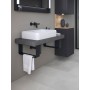 Duravit Qatego Steinkonsolen-Set mit Waschtisch, Konsole und Konsolenträger 100 x 45 cm