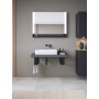 Duravit Qatego Steinkonsolen-Set mit Waschtisch, Konsole und Konsolenträger 100 x 45 cm