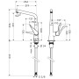 hansgrohe Metris M71 Einhebel-Küchenmischer 320, 1jet