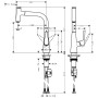 hansgrohe Talis Select M51 Einhebel-Küchenmischer 220, Ausziehauslauf, 1jet