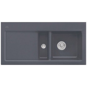 Évier encastrable Villeroy & Boch Subway 60 FLAT, bonde à actionnement manuel, cuve à droite