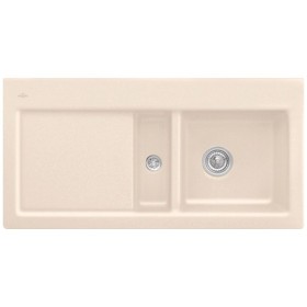 Évier encastrable Villeroy & Boch Subway 60 FLAT, bonde à commande manuelle, cuve à droite