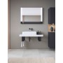 Duravit Qatego Steinkonsolen-Set mit Waschtisch, Konsole und Konsolenträger 100 x 45 cm