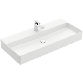 Villeroy & Boch Memento 2.0 Lavabo 100 cm con 1 foro per rubinetto, senza troppo pieno