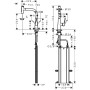 hansgrohe Metris Select M71 Einhebel-Küchenmischer 240, Ausziehbrause, 2jet, sBox