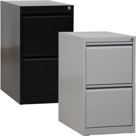 Wolfstahl Hängeregistraturschrank einbahnig 2 Schubladen 40 x 62 x 70 cm