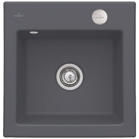 Évier encastrable Villeroy & Boch Subway 50 S FLAT, bonde avec commande excentrée