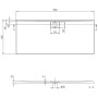 Villeroy & Boch Architectura Metalrim Duschwanne 180 x 80 x 4,8 cm