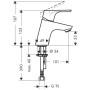 hansgrohe Focus Einhebel-Waschtischmischer 70 mit Push-Open Ablaufgarnitur