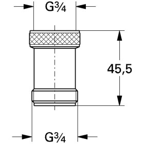 Clapet anti-retour double GROHE DN 20