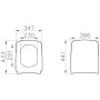 VitrA Metropole WC Sitz Slim Wrap