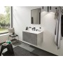 hansgrohe Finoris 3-Loch Waschtischarmatur 110 mit Push-Open Ablaufgarnitur