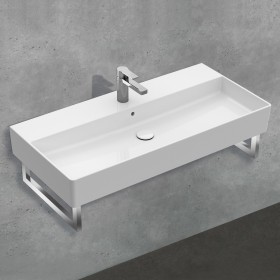 Villeroy & Boch Memento 2.0 Waschtisch 100 cm mit 1 Hahnloch, mit Überlauf