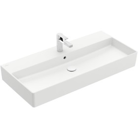 Villeroy & Boch Memento 2.0 Waschtisch 100 cm mit 1 Hahnloch, mit Überlauf