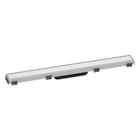 hansgrohe RainDrain Match Fertigset Duschrinne 70 cm, mit höhenverstellbarem Rahmen