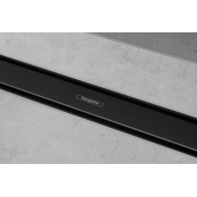 hansgrohe RainDrain Match Fertigset Duschrinne 70 cm, mit höhenverstellbarem Rahmen