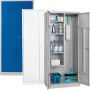 Wolfstahl Putzmittelschrank Stahl abschliessbar 80 x 50 x 180 cm
