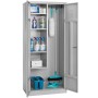 Wolfstahl Putzmittelschrank Stahl abschliessbar 80 x 50 x 180 cm