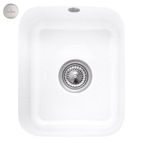 Évier encastrable Villeroy & Boch Cisterna 45, bonde avec commande excentrée