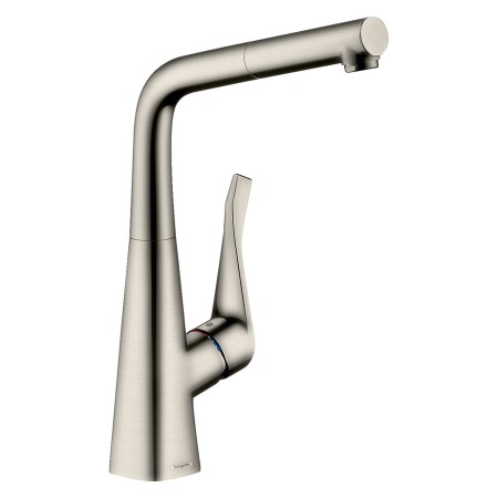 hansgrohe Metris M71 Einhebel-Küchenmischer 320, Ausziehauslauf, 1jet