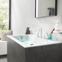 hansgrohe Finoris 3-Loch Waschtischarmatur 110 mit Push-Open Ablaufgarnitur