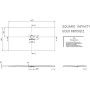 Villeroy & Boch Squaro Infinity Duschwanne 160 x 80 cm
