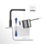 Villeroy & Boch Steel Shower Einhebel-Küchenarmatur