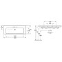 Villeroy & Boch Subway 2.0 Schrankwaschtisch 130 cm