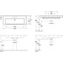 Villeroy & Boch Subway 2.0 Schrankwaschtisch 130 cm