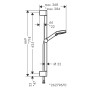 hansgrohe Vernis Blend Brauseset Vario EcoSmart mit Duschstange Crometta 65 cm