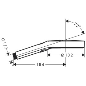 hansgrohe Rainfinity Handbrause 130 3jet