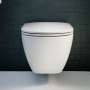 LAUFEN LUA Wand WC PACK mit Tiefspüler spülrandlos, WC Sitz inkl. Absenkautomatik und Montageset EasyFit