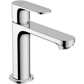 hansgrohe Rebris S Einhebel-Waschtischarmatur 110 CoolStart wassersparend+ mit Zugstangen-Ablaufgarnitur