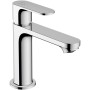hansgrohe Rebris S Einhebel-Waschtischarmatur 110 CoolStart wassersparend+ mit Zugstangen-Ablaufgarnitur