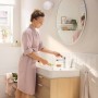 hansgrohe Rebris S Einhebel-Waschtischarmatur 110 CoolStart wassersparend+ mit Zugstangen-Ablaufgarnitur