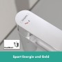 hansgrohe Rebris S Einhebel-Waschtischarmatur 110 CoolStart wassersparend+ mit Zugstangen-Ablaufgarnitur