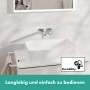 hansgrohe Tecturis E Einhebel-Waschtischarmatur Unterputz für Wandmontage wassersparend+ mit Auslauf 22,5 cm