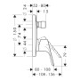 hansgrohe Crometta S Brausesystem 240 1 Strahlart mit Einhebelmischer
