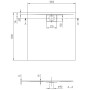 Villeroy & Boch Architectura Metalrim Duschwanne 100 x 100 x 1,5 cm mit Vilbogrip
