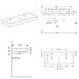 Geberit iCon Doppelwaschtisch 120 cm